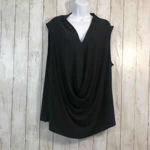 Ashley Stewart Slouch Neck Sleeveless Blouse 22/24